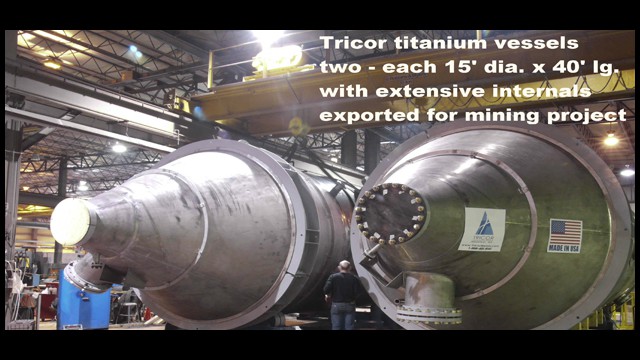 Pressure Vessels - Tricor Metals - Tanks, Columns